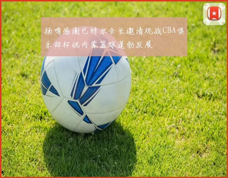 杨鸣感谢巴特尔会长邀请观战CBA俱乐部杯祝内蒙篮球蓬勃发展